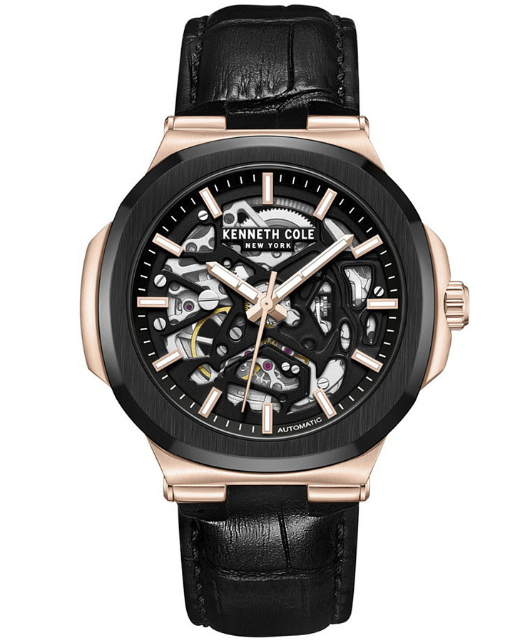 Часы Kenneth Cole Automatic KCWGX0046204 — мужские, черный