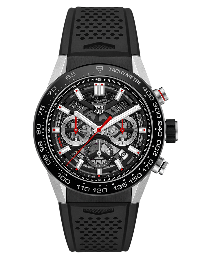 Часы TAG Heuer Carrera CBG2A10.FT6168 — мужские, черный
