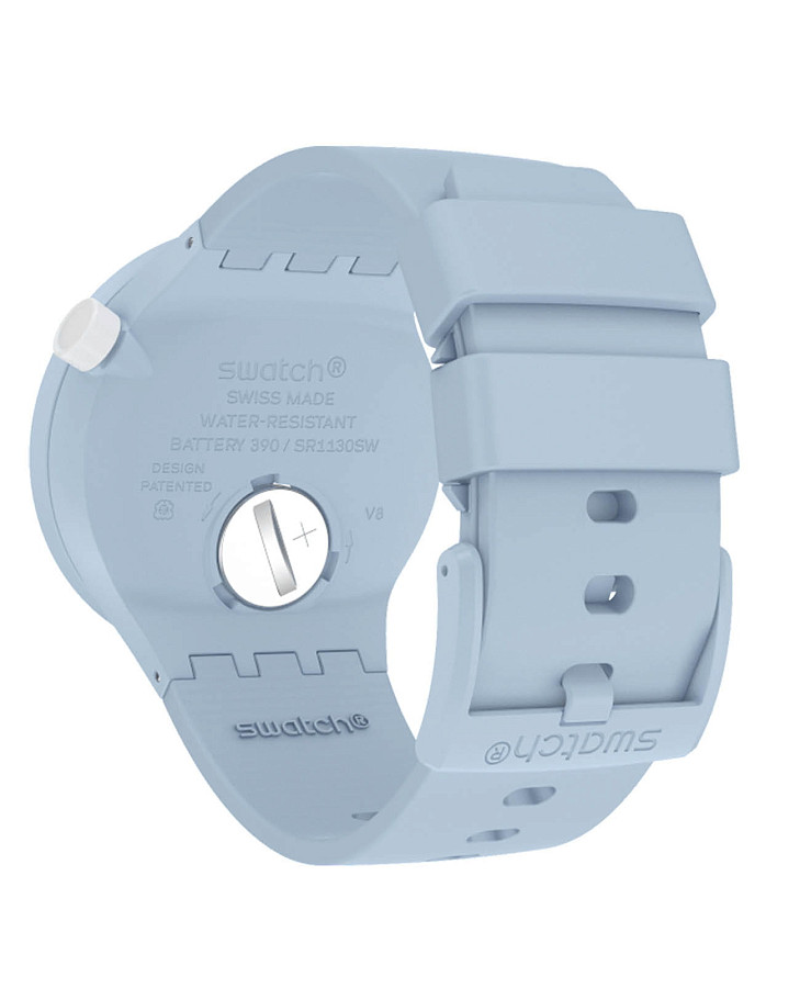 Часы Swatch Big Bold Bioceramic Lacquered SB03N100 — мужские, бежевый