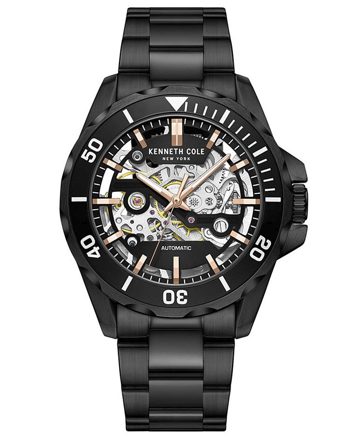 Часы Kenneth Cole Automatic KCWGY0046002 — мужские, черный