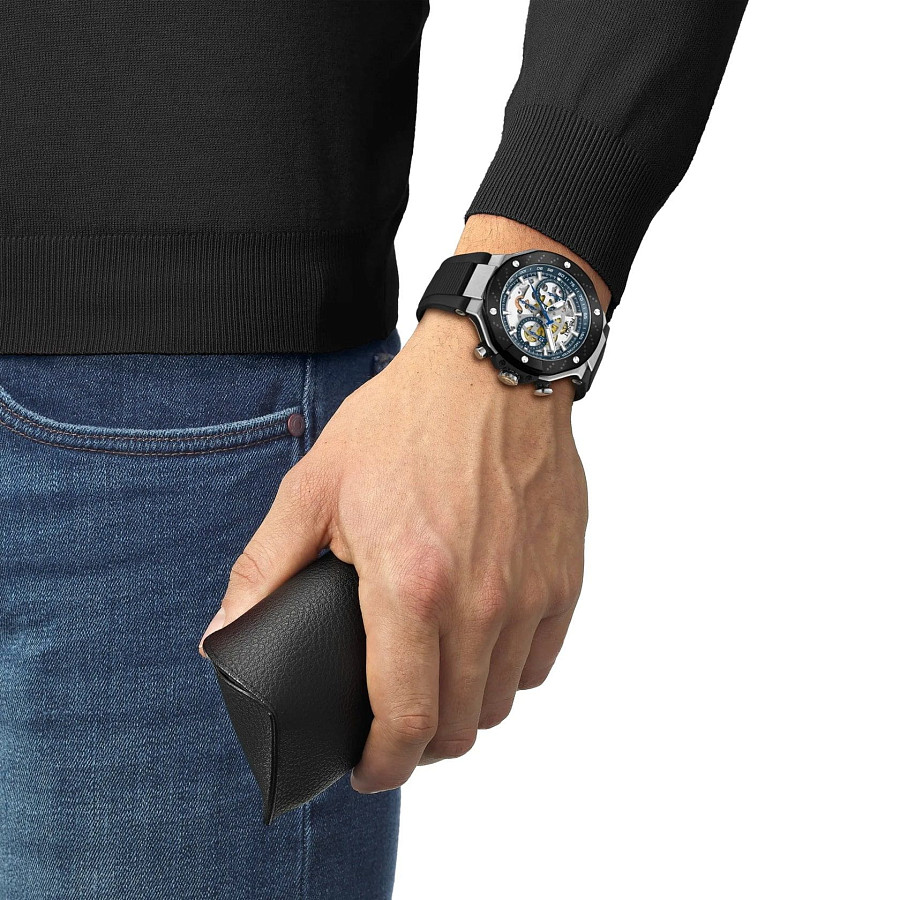Часы Tissot T-Race MotoGP Automatic Chronograph T141.462.27.041.00 — механические, Швейцария, мужские