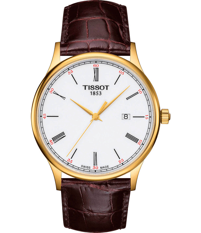 Часы Tissot Rose Dream 18K Gold T914.410.46.013.00 — мужские, белый