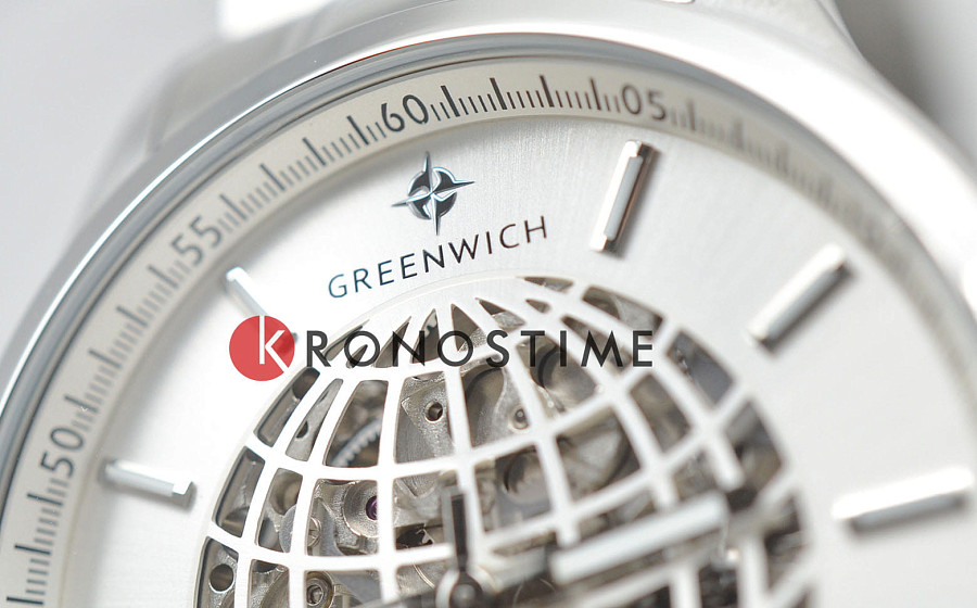 Часы Greenwich Globe GW 056.10.33 — нержавеющая сталь, мужские