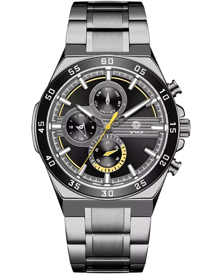 Часы УЧЗ Spectr 3010B-5 — мужские, черный