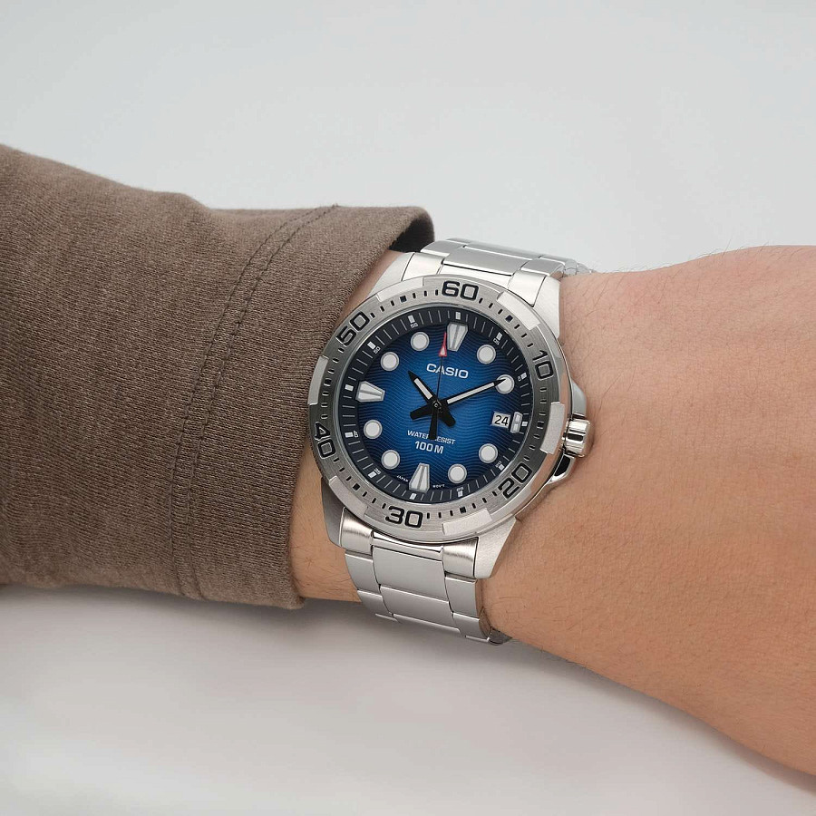 Часы Casio Collection MTD-140D-2A — Япония, кварцевые