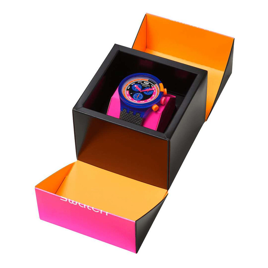 Часы Swatch Big Bold Chrono Biosourced Pay! SB06N101-5300 — пластик, Швейцария