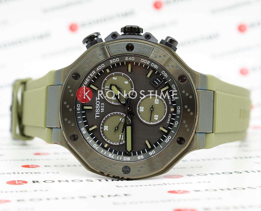 Часы Tissot T-Race Quartz Chronograph T141.417.37.061.02 — кварцевые, металл сталь