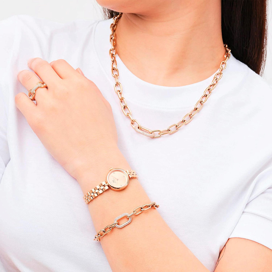 Часы Daniel Wellington Elan Lumine Unitone Rose Gold DW00100720 — артикул DW00100720