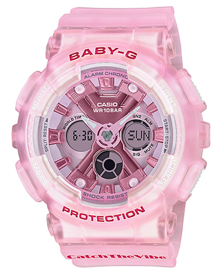 Часы Casio Baby-G BA-130CV-4A — женские, розовый