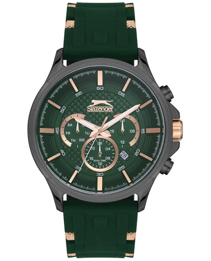 Часы Slazenger SL.09.2136.2.04 — мужские, зеленый