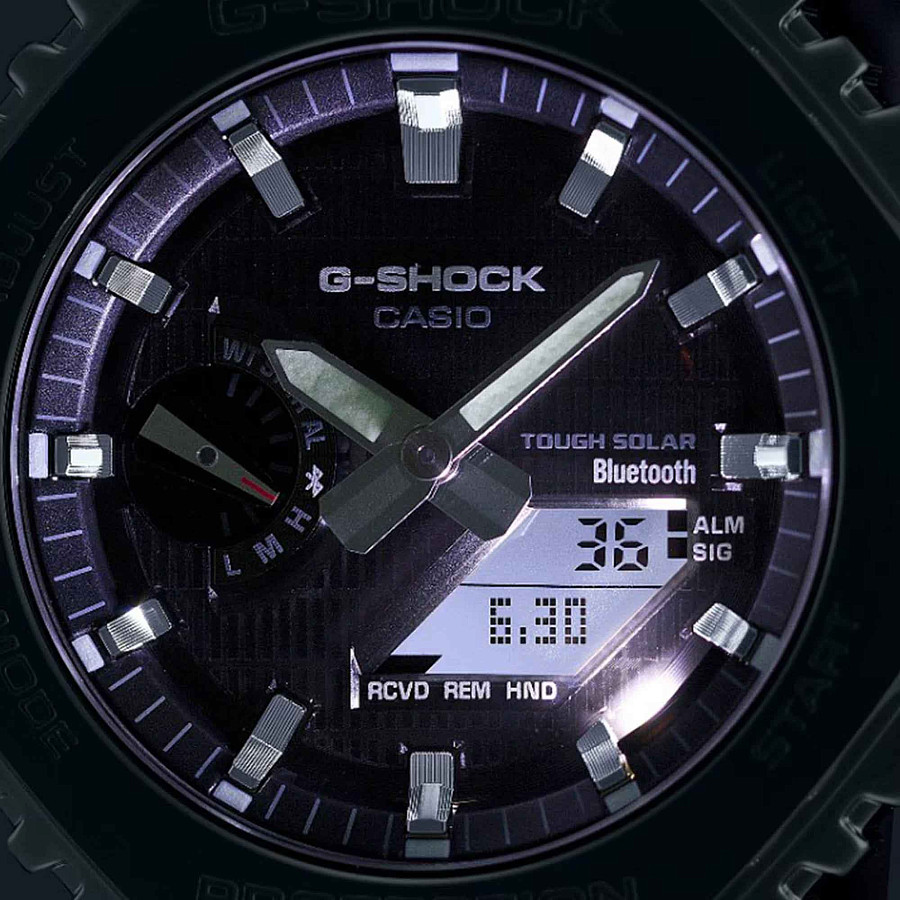Часы Casio G-Shock GBM-2100A-4B — Япония, электронные