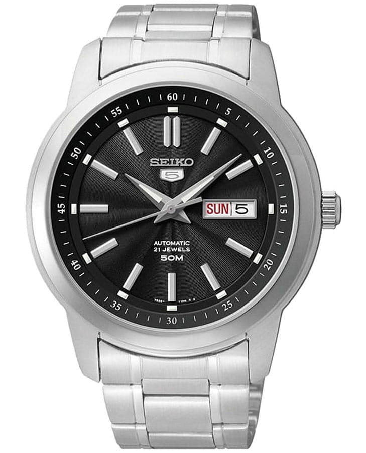 Часы Seiko 5 Regular SNKM87K1S — мужские, черный