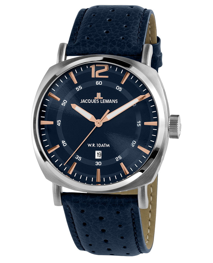 Часы Jacques Lemans 1-1943C — мужские, синий