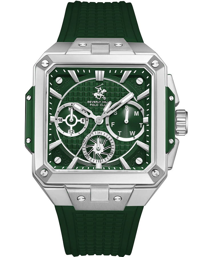 Часы Beverly Hills Polo Club BP3742X.376 — мужские, зеленый