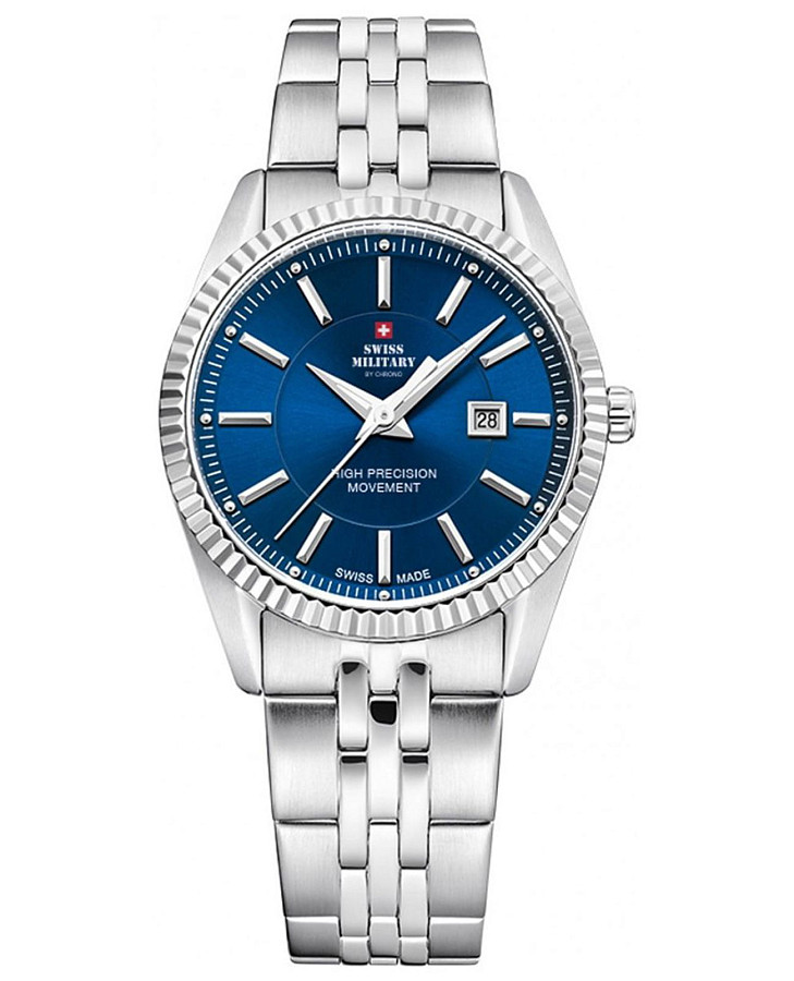 Часы Swiss Military by Chrono Сверхточные SM34065.03 — мужские, синий