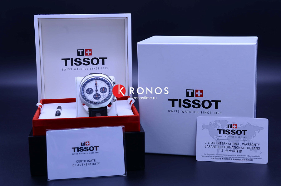 Часы Tissot Heritage 1973 T124.427.16.031.00 — белый, черный