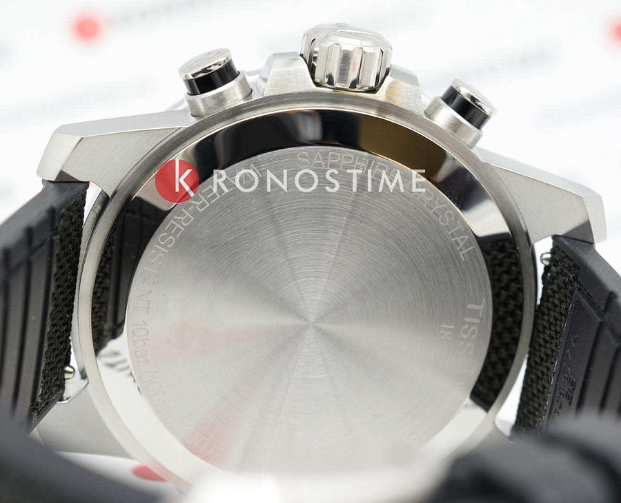 Часы Tissot SuperSport Chrono T125.617.17.051.02 — кожа + текстиль, мужские