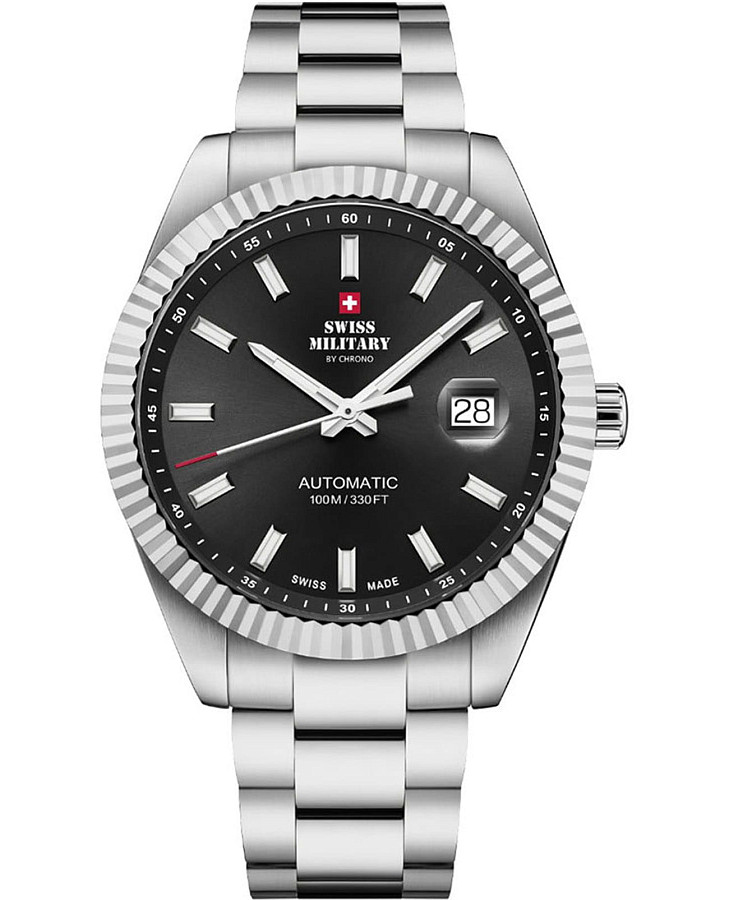 Часы Swiss Military by Chrono Automatic Collection SMA34110.01 — мужские, черный