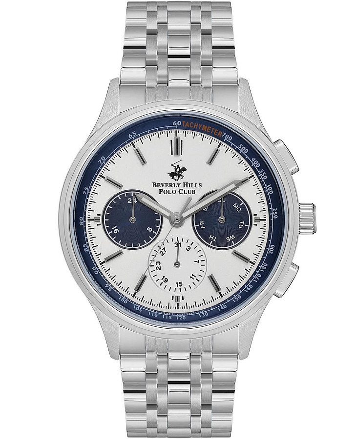 Часы Beverly Hills Polo Club BP3556X.390 — мужские, белый