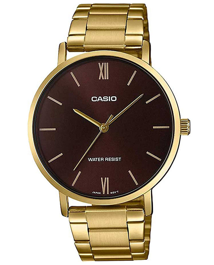 Часы Casio Collection MTP-VT01G-5BUDF (MTP-VT01G-5B) — мужские, красный