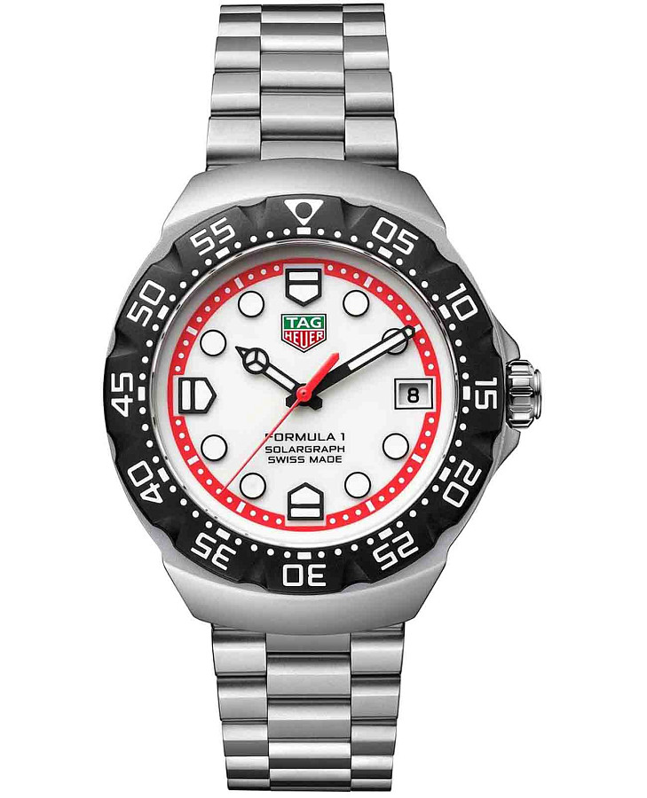 Часы TAG Heuer Formula 1 Solargraph WBY1111.BA0042 — мужские, белый