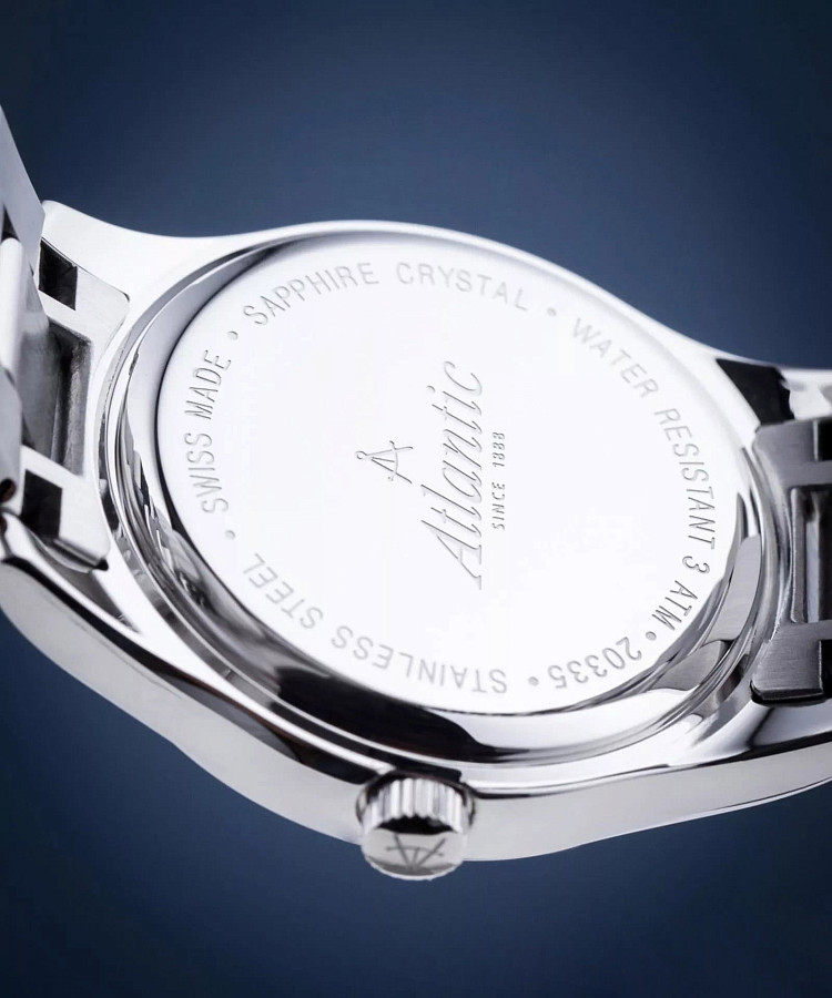 Часы Atlantic Seapair Ladies 20335.41.01BK — нержавеющая сталь, женские