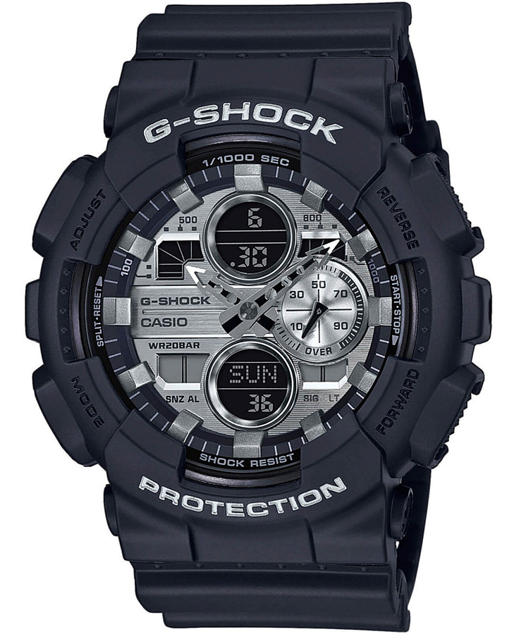 Часы Casio G-Shock GA-140GM-1A1 — мужские, серебристый