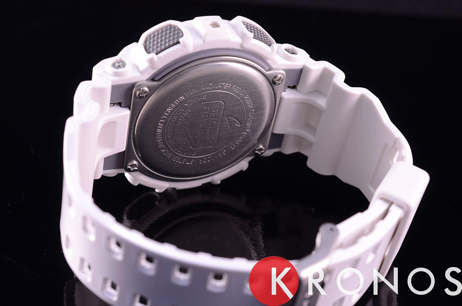 Часы Casio G-Shock GA-100A-7A — пластик, мужские, Япония