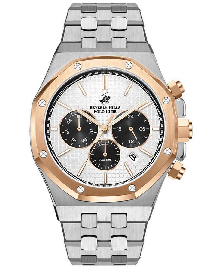 Часы Beverly Hills Polo Club BP3051X.531 — мужские, белый