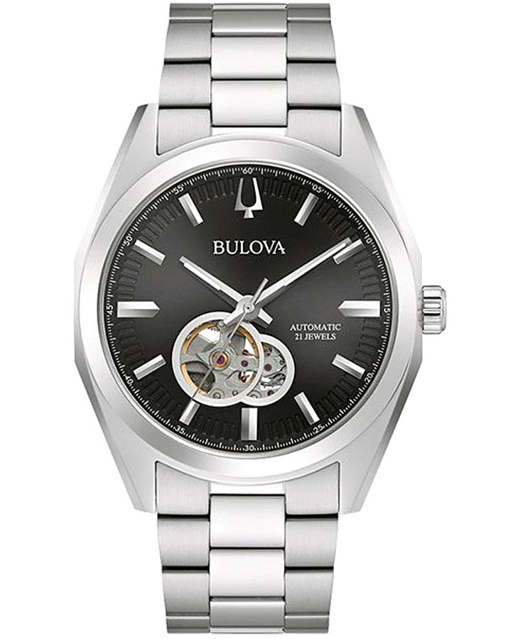 Часы Bulova Surveyor 96A270 — мужские, черный