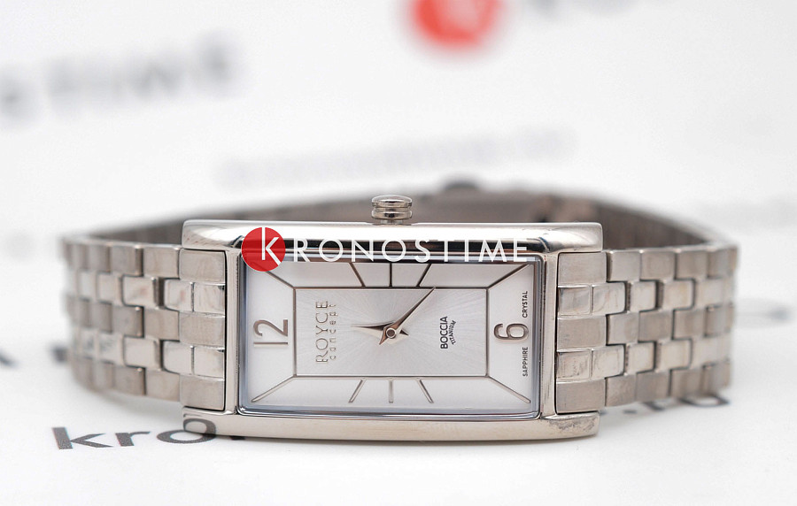 Часы Boccia Titanium Royce 3352-03 — кварцевые, титан