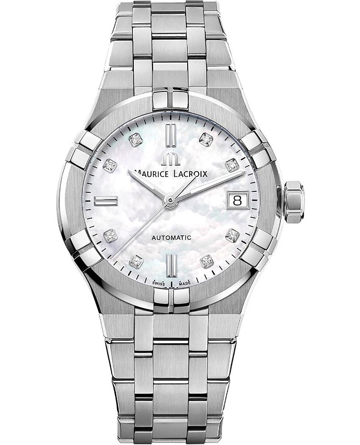 Часы Maurice Lacroix Aikon Automatic AI6006-SS002-170-3 — женские, перламутровый