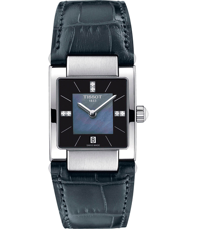 Часы Tissot T02 T090.310.16.126.00 — женские, черный