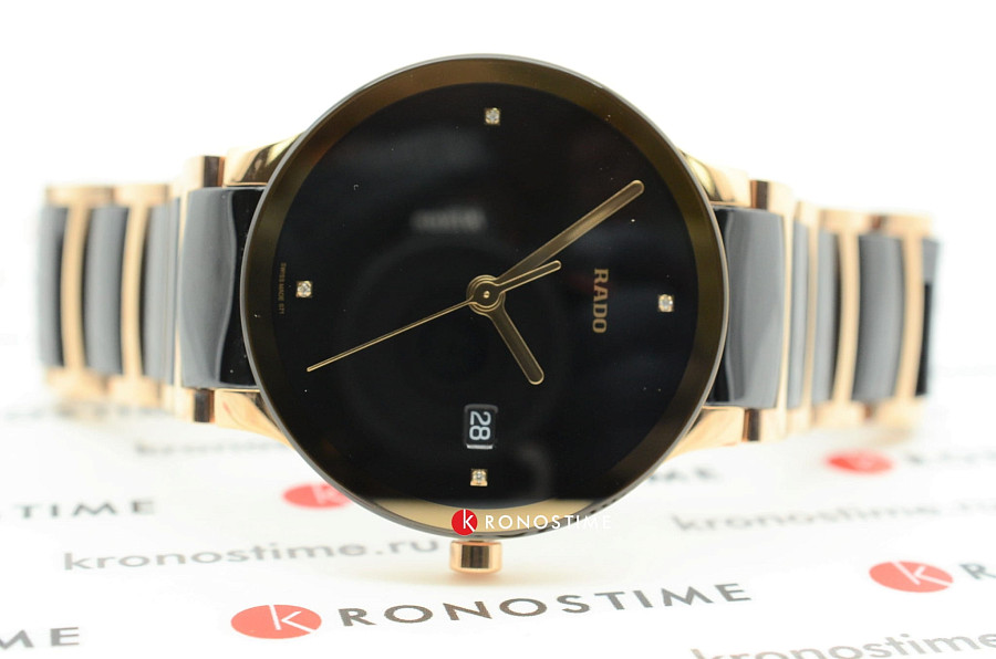 Часы Rado Centrix Diamonds R30554712 — сталь + pvd + керамика, мужские