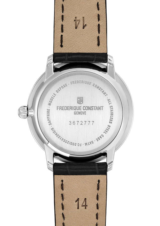 Часы Frederique Constant Slimline Ladies Small Seconds FC-235M1S6 — кварцевые, сталь металл