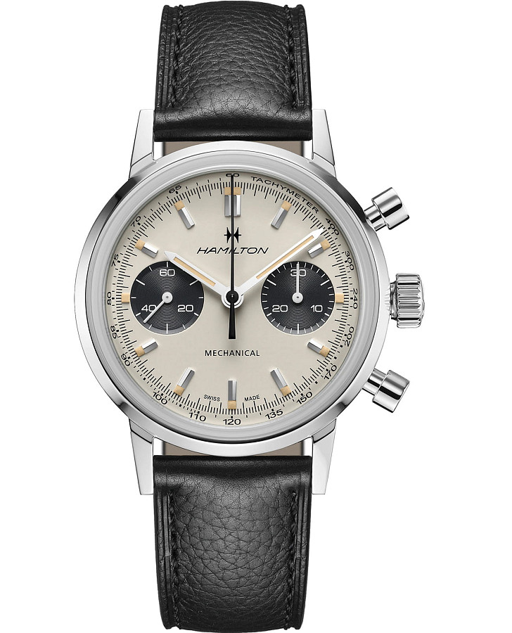 Часы Hamilton American Classic Intra-Matic Chronograph H H38429710 — мужские, белый