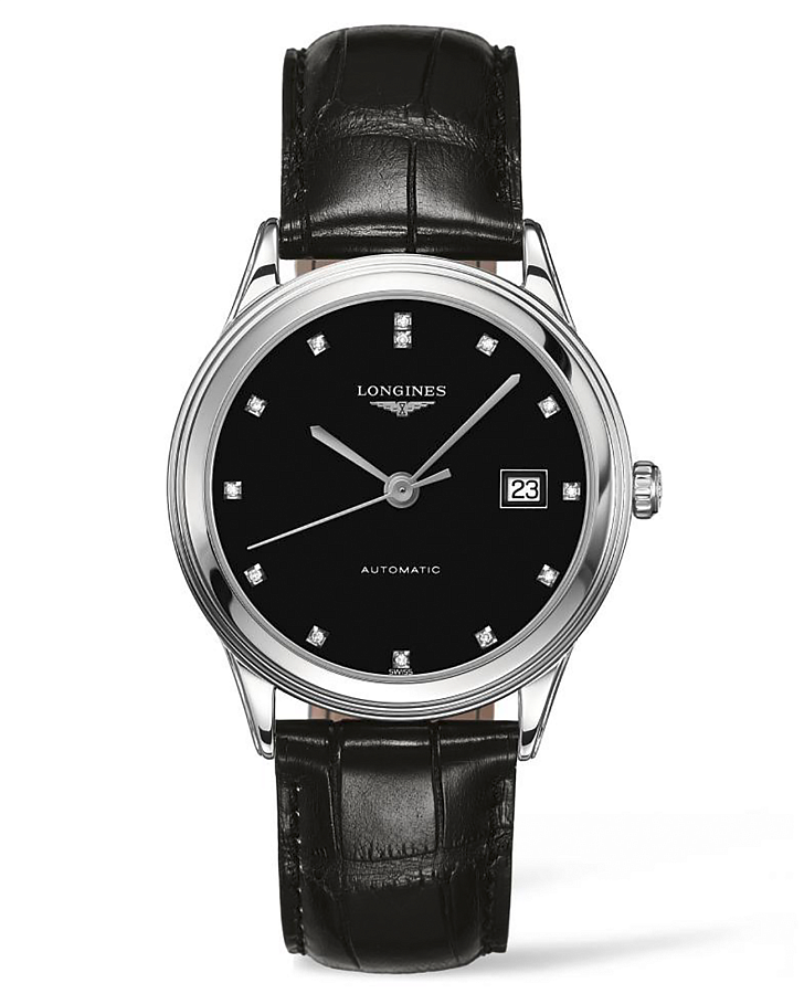 Часы Longines Flagship L4.974.4.57.2 — мужские, черный