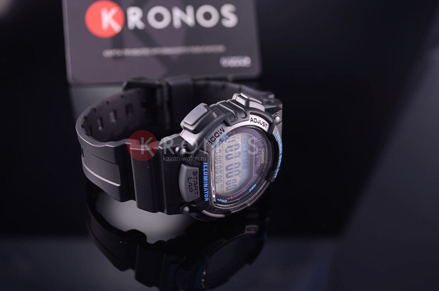 Часы Casio Illuminator STL-S100H-2A — автокварц (кинетик), пластик