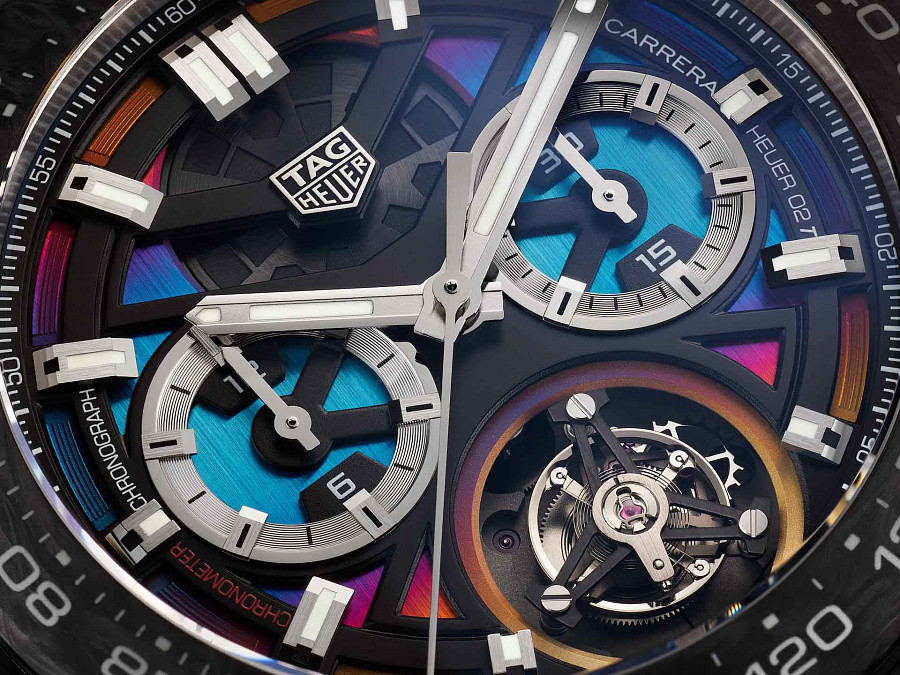 Часы Tag Heuer Carrera Polychrome CAR5A8AF.FC6415 — Швейцария, механические