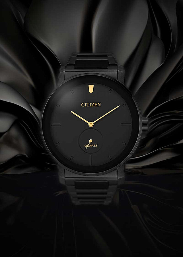 Часы Citizen Basic BE9187-53E — кварцевые, металл сталь