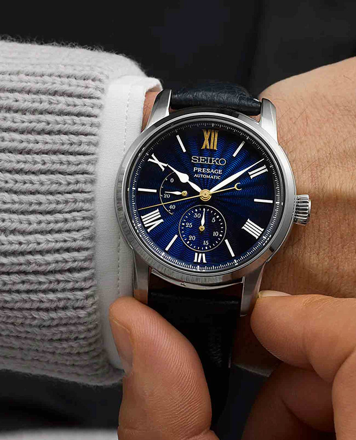 Часы Seiko Presage SPB399J1 — кожаный, мужские