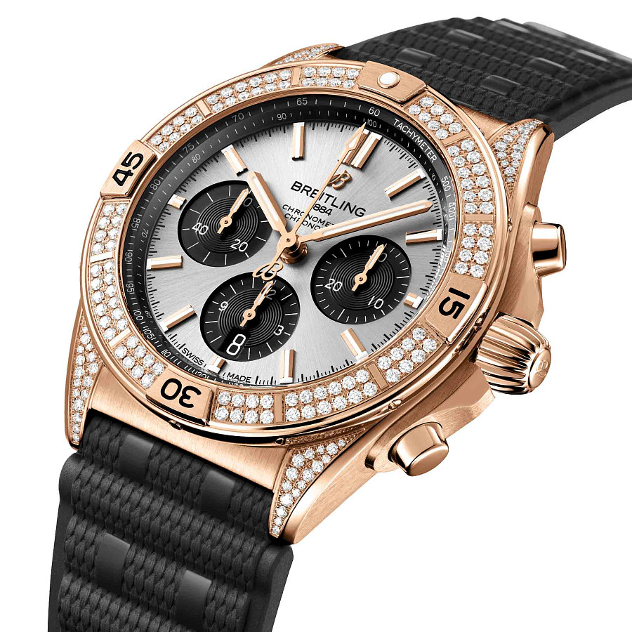 Часы Breitling Chronomat B01 42 RB0134721G1S2 — механические, золото