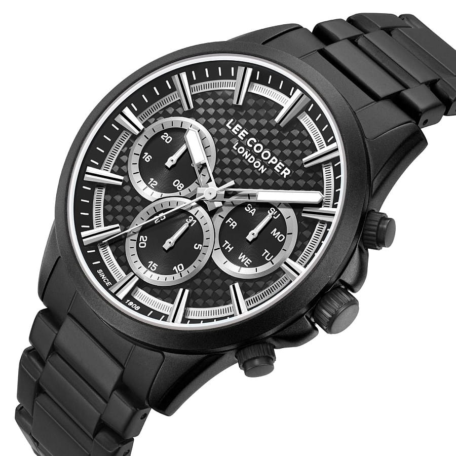 Часы Lee Cooper LC08049.650 — кварцевые, металл суперметалл
