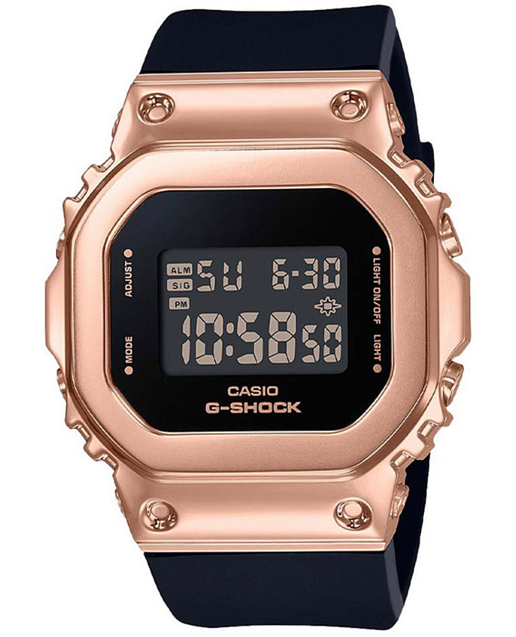 Часы Casio G-Shock GM-S5600PG-1DR (GM-S5600PG-1ER) — женские, черный
