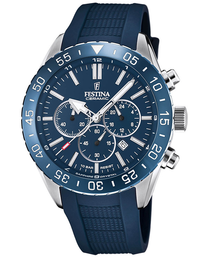 Часы Festina Ceramic F20515/1 — мужские, синий