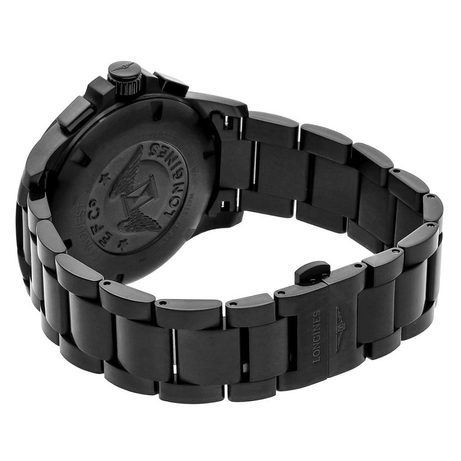 Часы Longines Conquest V.H.P. L3.717.2.96.6 — кварцевые, сталь металл