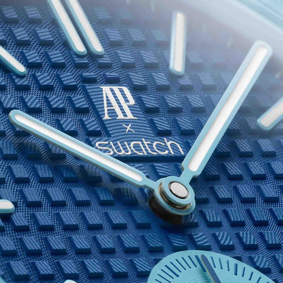 Часы Audemars Piguet x Swatch Royal Pop Lan Ba SSX03L100N — Швейцария, механические