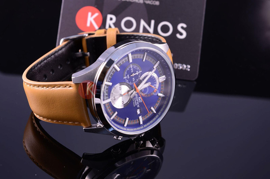 Часы Casio Edifice EFV-520L-2A — кварцевые, металл