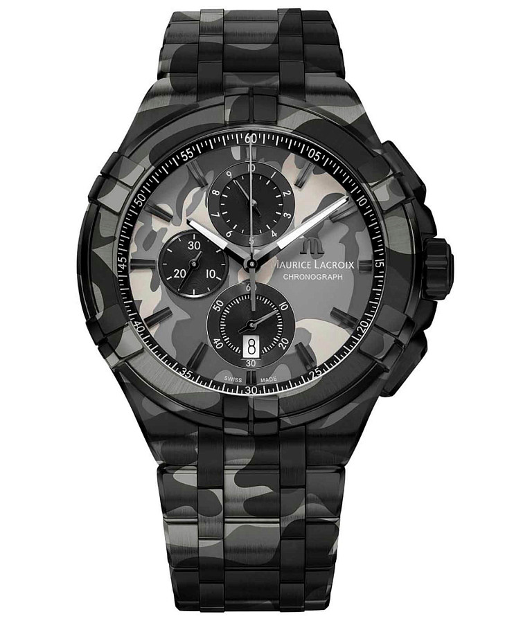 Часы Maurice Lacroix Aikon Chronograph AI1018-PVB02-336-1 — мужские, цветной