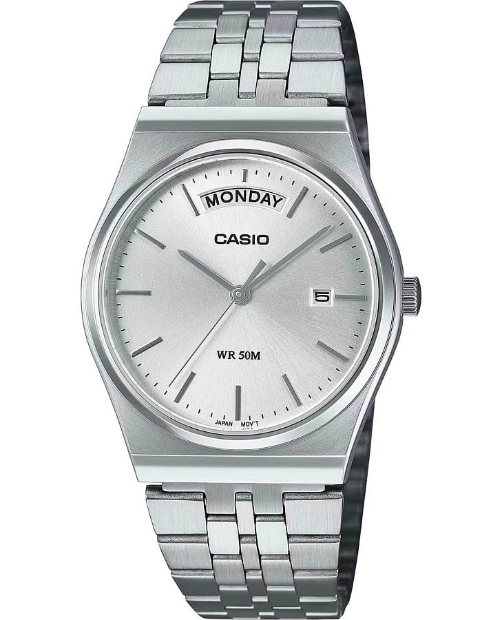 Часы Casio Collection MTP-B146D-7A — мужские, серебристый